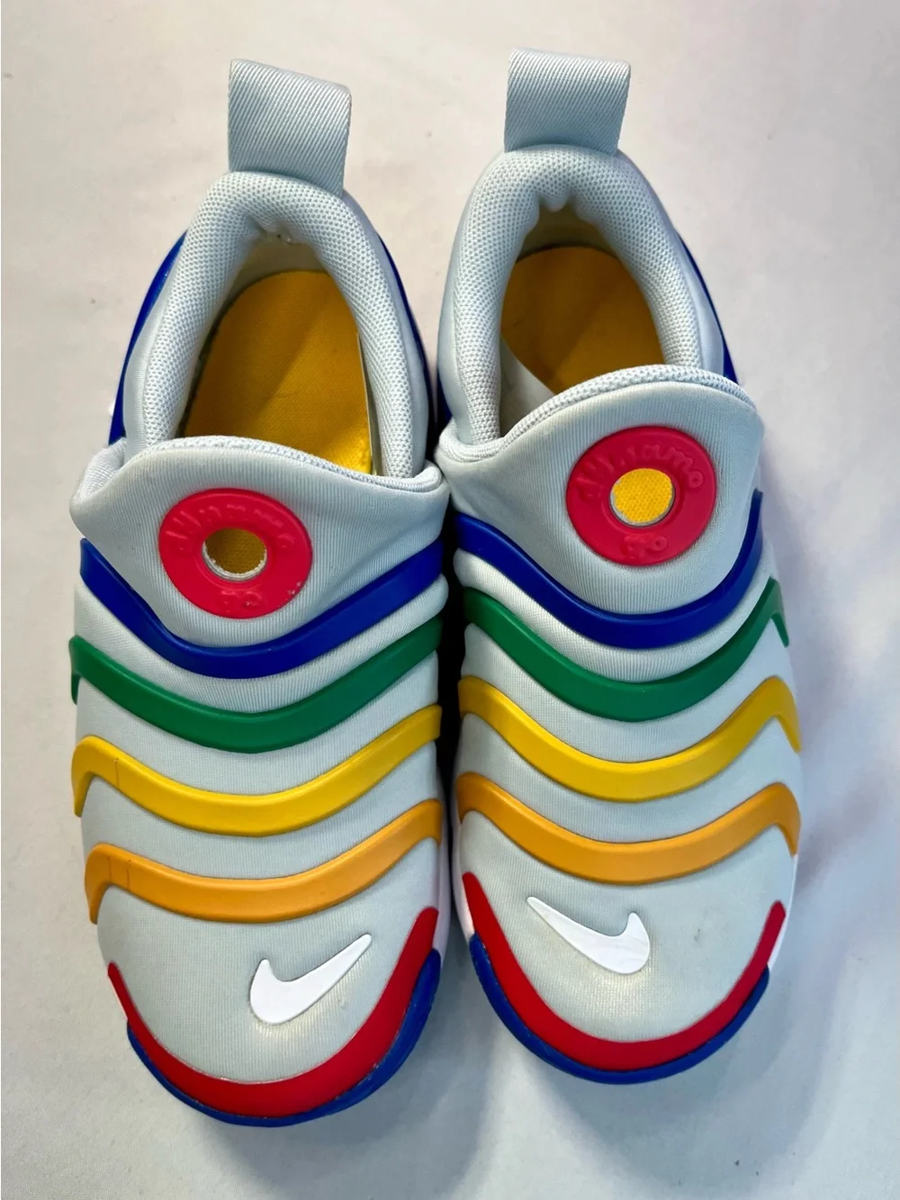 Nike Kids' Dynamo Go Flyease Shoes Sneakers Aura Multi Slip-On - 13